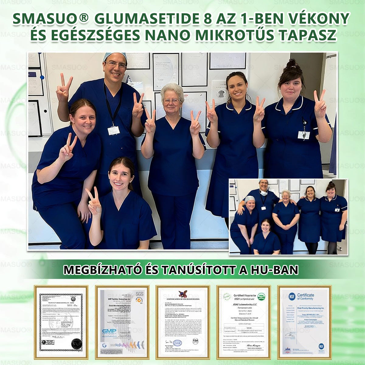D🇭🇺Európai egészségügyi előírásoknak megfelelő · 👩‍⚕️Orvosi szakértők által ajánlott termék| 🎁 SM𝗔𝗦𝗨O® Glumasetide 8 az 1-ben Karcsú és Egészséges Nano Mikrotűs Tapasz